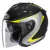 Fibra Casco Hjc Fg Jet Balin Nero Giallo