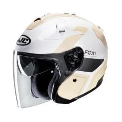 Fibra Casco Hjc Fg Jet Epen Beige Bianco