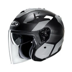 Fibra Casco Hjc Fg Jet Epen Grigio Nero