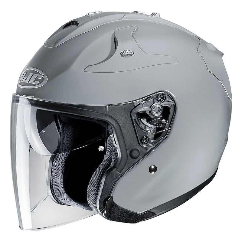 Fibra Casco Moto Hjc Fg Jet Grigio