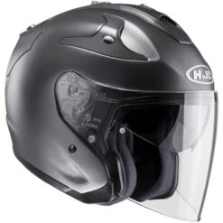 Fibra Hjc Casco Fg Jet Titanium Opaco