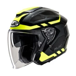 Policarbonato Casco Hjc I30 Aton Nero Giallo
