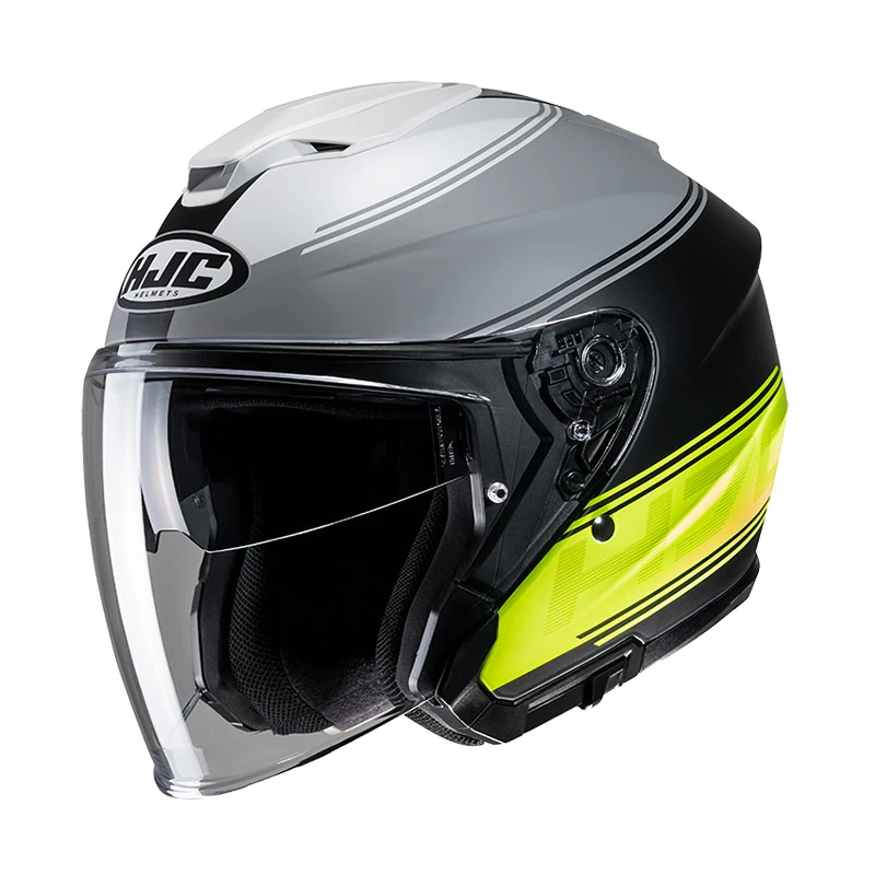 Policarbonato Casco Hjc I30 Vicom Giallo Grigio