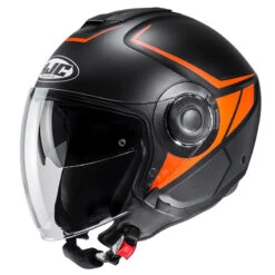 Policarbonato Casco Hjc I40 Camet Nero Arancio