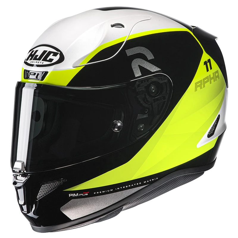 Fibra Casco Hjc Rpha 11 Texen Giallo