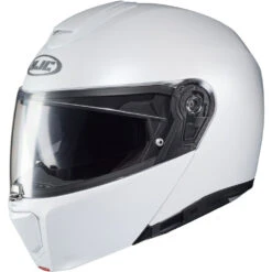 Fibra Casco Modulare Hjc Rpha 90s Métal Bianco