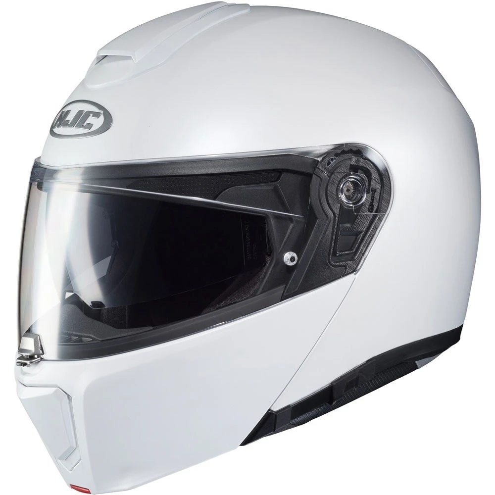 Fibra Casco Modulare Hjc Rpha 90s Métal Bianco