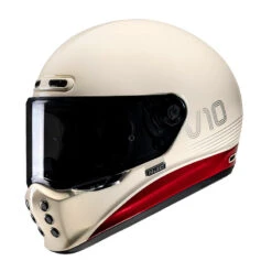 Fibra Casco Hjc V10 Tami Grigio Beige
