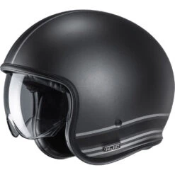 Custom Casco Hjc V30 Senti Nero Argento