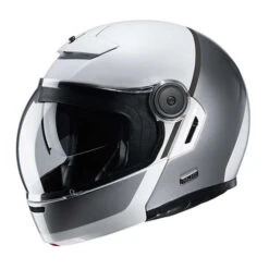 Fibra Casco Modulare Hjc V90 Mobix Bianco