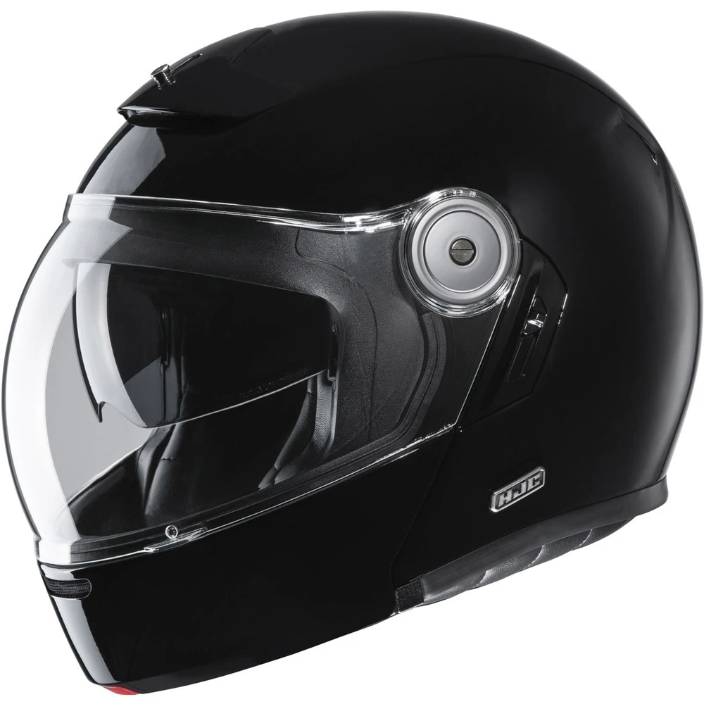 Fibra Casco Modulare Hjc V90 Nero Lucido
