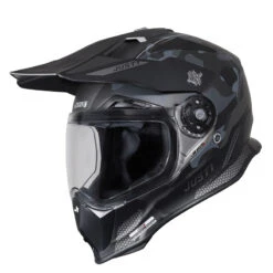 Crosstourer Casco Just-1 J14 F Elite Camo Titanio
