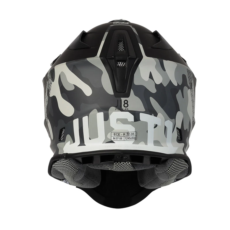 Fibra Casco Just-1 J18 Mips Pulsar Camo Nero Opaco - immagine 4