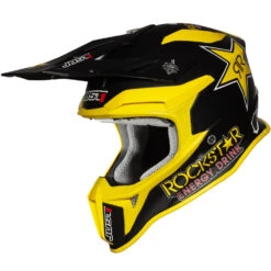 Fibra Casco Just-1 J18 Rockstar Opaco