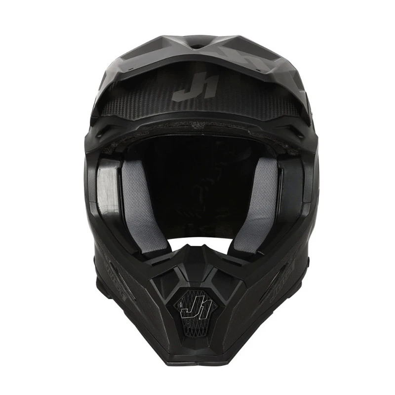 Fibra Casco Just-1 J22 3k Carbon 2206 Solid Nero Opaco - immagine 3