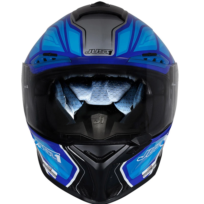 Fibra Casco Just-1 J Gpr Carbon Instinct Blu Fluo - immagine 5