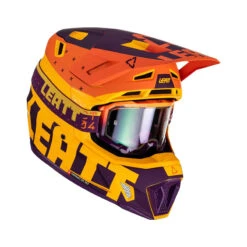 Policarbonato Casco Leatt 7.5 2023 Giallo Viola