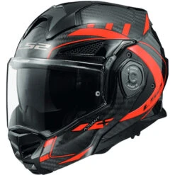 Fibra Casco Ls2 Ff901 Advant X Carbon Future Rosso