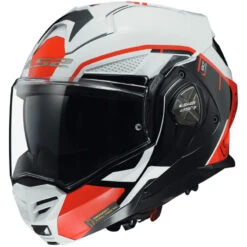 Fibra Casco Ls2 Ff901 Advant X Metryk Bianco Rosso