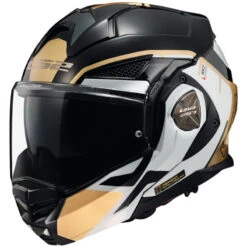 Fibra Casco Ls2 Ff901 Advant X Metryk Nero Oro