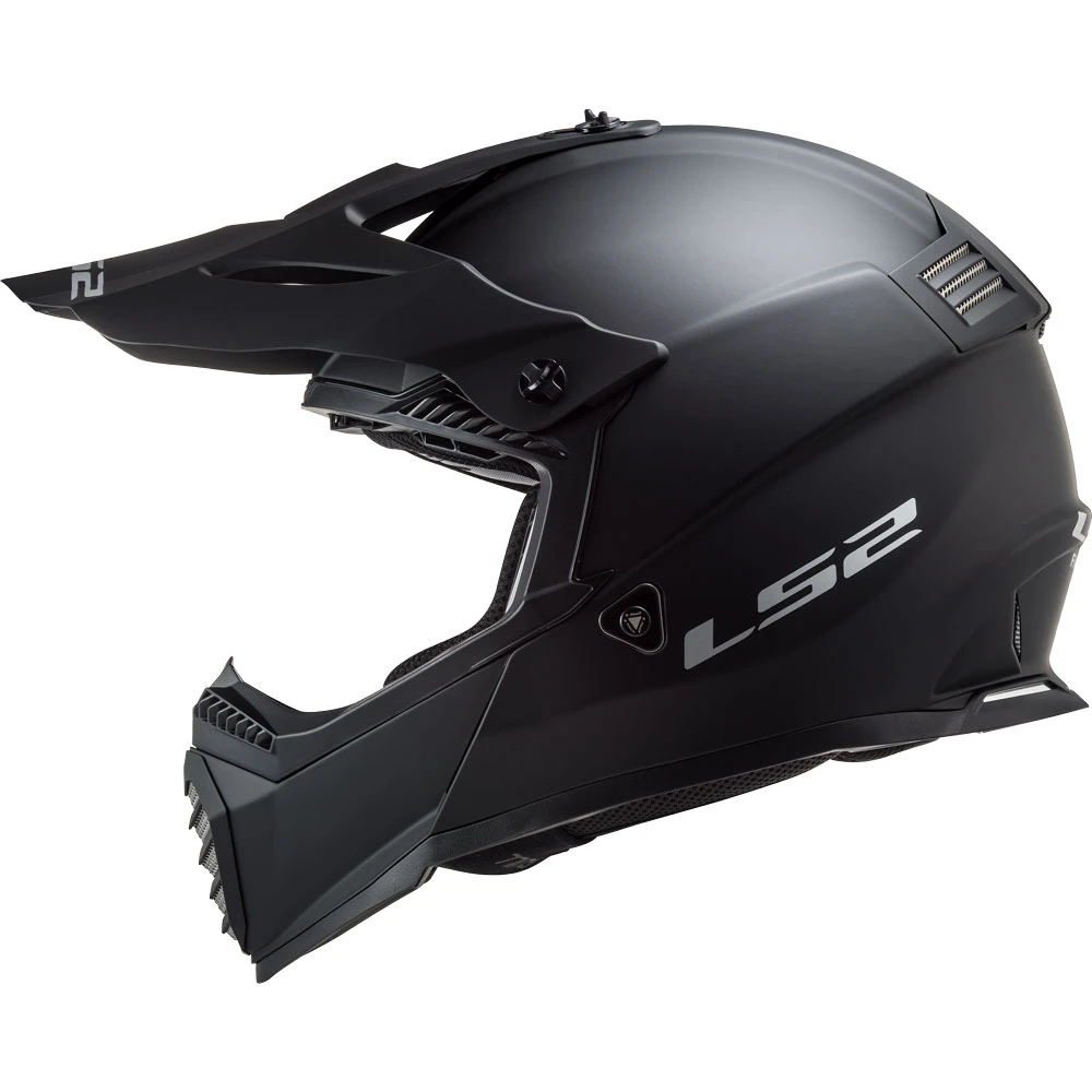 Policarbonato Ls2 Mx437 Fast Evo Solid Nero Opaco - immagine 2