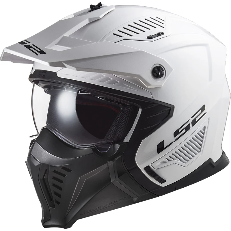 Mentoniera Removibile Casco Ls2 Ff606 Drifter Solid Bianco