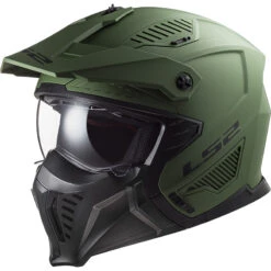 Mentoniera Removibile Casco Ls2 Ff606 Drifter Solid Verde Opaco