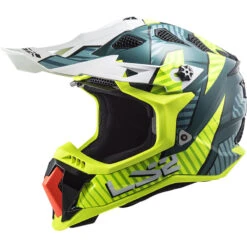 Policarbonato Casco Ls2 Mx700 Subverter Evo Astro Cobalto Giallo