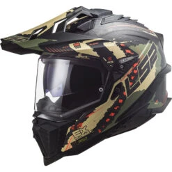 Crosstourer Casco Ls2 Mx701 Explorer Carbon Extend Verde Opaco
