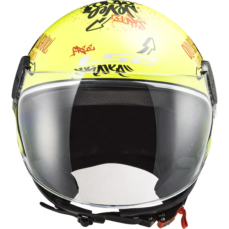 Policarbonato Casco Ls2 Sphere Lux Of558 Skater Hv Giallo - immagine 3