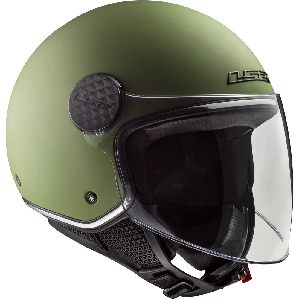 Policarbonato Ls2 Sphere Lux Of558 Solid Verde Militare Opaco - immagine 5