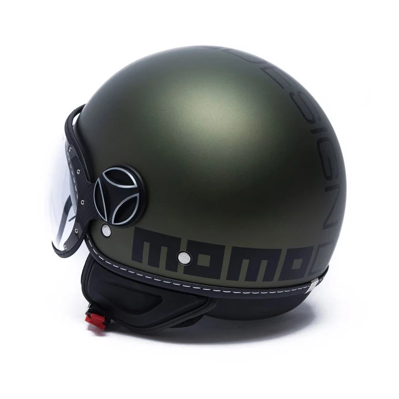 Momodesign Policarbonato Casco Jet Momo Design Fgtr Evo Verde Opaco - immagine 2