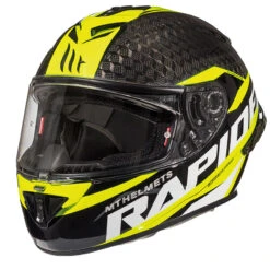 Fibra Mt Helmets Rapide Pro Carbon C3 Nero Giallo