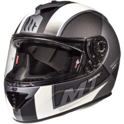 Fibra Mt Helmets Rapide Overtake B6 Bianco Opaco