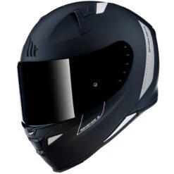 Policarbonato Casco Mt Helmets Revenge 2 Solid A1 Nero Opaco