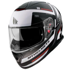 Policarbonato Casco Mt Helmets Thunder 3 Sv Carry E0 Bianco