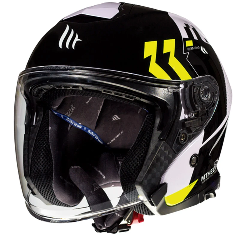 Policarbonato Mt Helmets Thunder 3 Sv Jet Venus A3 Giallo