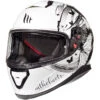 Policarbonato Mt Helmets Thunder 3 Sv Vlinder A1 Bianco Nero