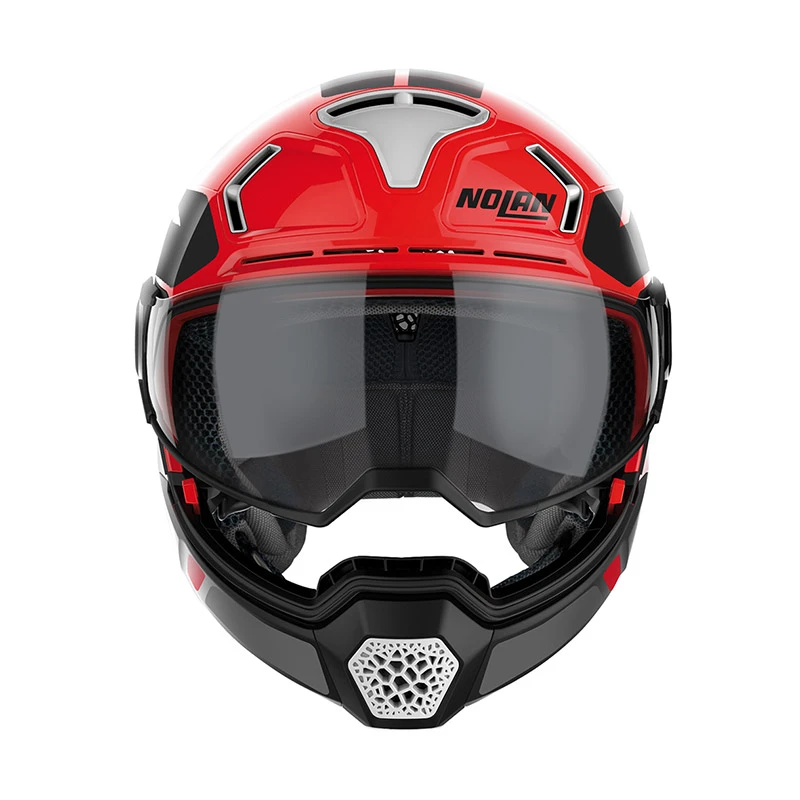 Mentoniera Removibile Casco Nolan N30-4 Tp Blazer Rosso - immagine 2