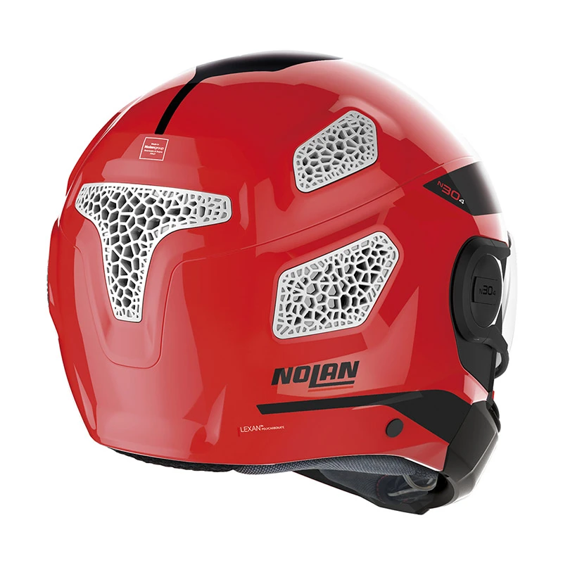 Mentoniera Removibile Casco Nolan N30-4 Tp Blazer Rosso - immagine 3