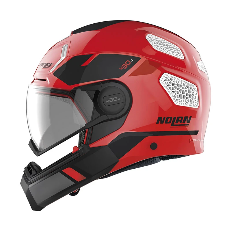 Mentoniera Removibile Casco Nolan N30-4 Tp Blazer Rosso - immagine 4