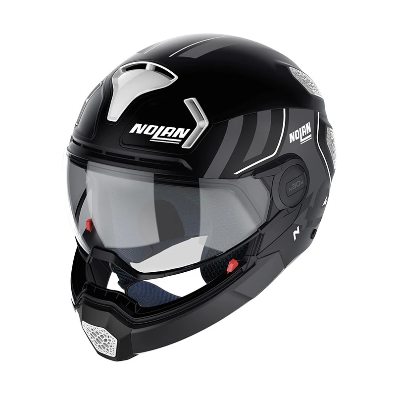 Mentoniera Removibile Casco Nolan N30-4 Tp Parkour Nero