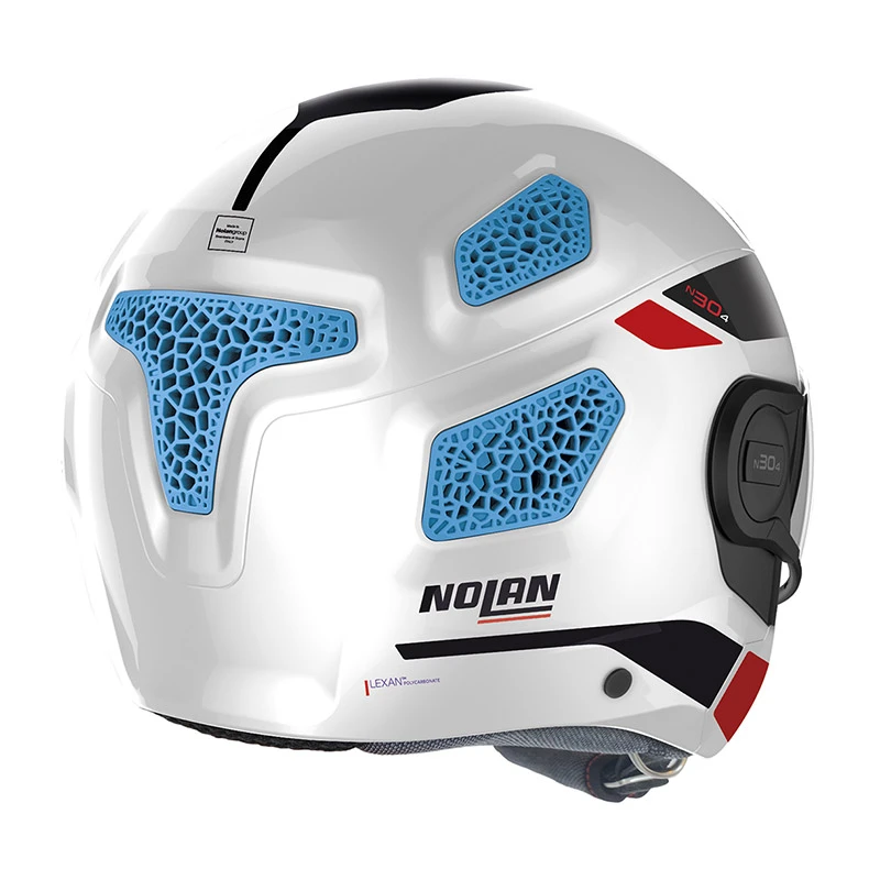 Policarbonato Casco Nolan N30-4 T Blazer Bianco Blu - immagine 2