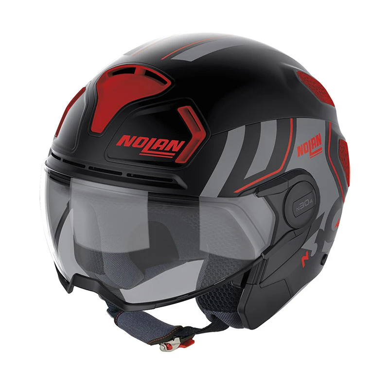 Policarbonato Casco Nolan N30-4 T Parkour Rosso