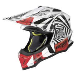Policarbonato Casco Nolan N53 Riddler Bianco Rosso