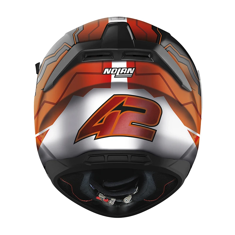 Policarbonato Casco Nolan N60.6 Gemini Replica Rins 023 Arancio - immagine 3