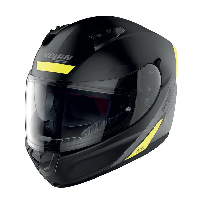 Policarbonato Nolan N60.6 Staple N-com Giallo Nero Opaco