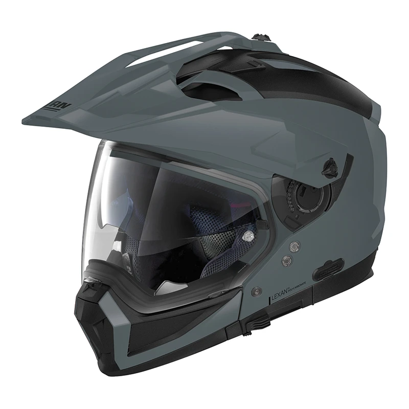 Mentoniera Removibile Nolan N70.2x Classic N-com Slate Grigio