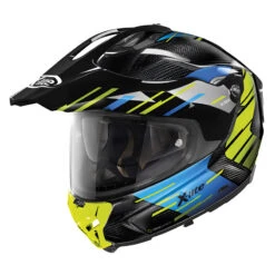 Crosstourer X-lite X-552 Ultra Carbon Waypoint N-com Blu Giallo