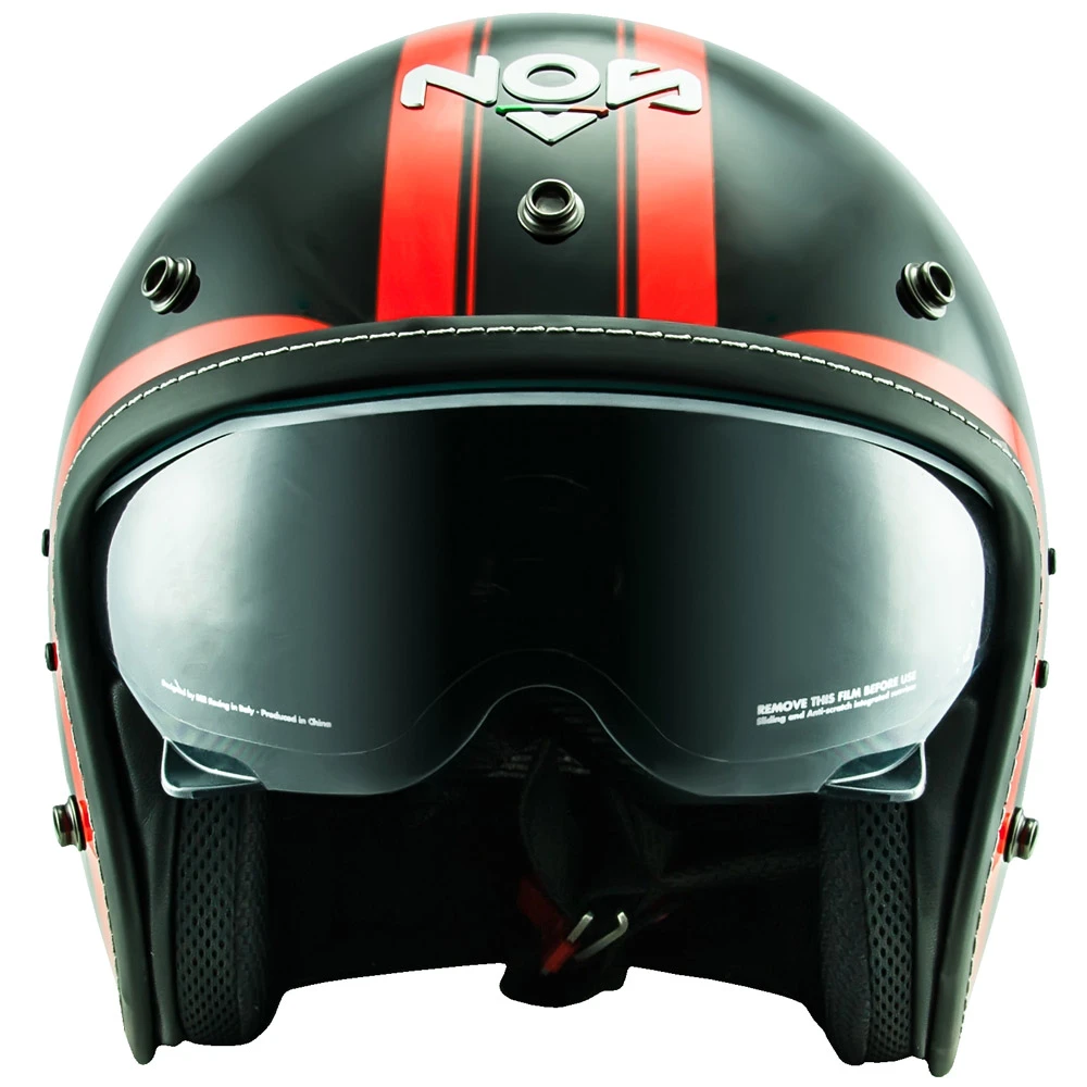 Custom Casco Nos Ns 1f Etoile Rosso - immagine 3